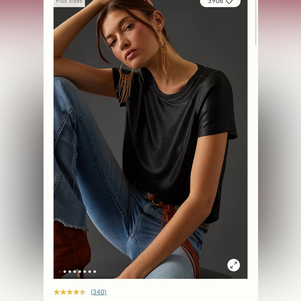 Porridge shine glam tee